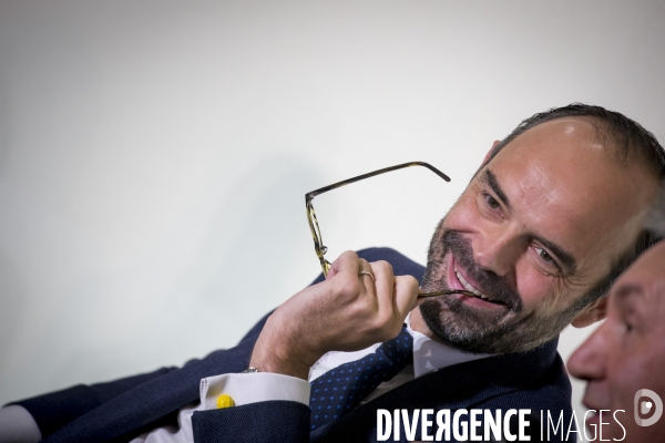 Edouard Philippe, Premier ministre, à Châlus