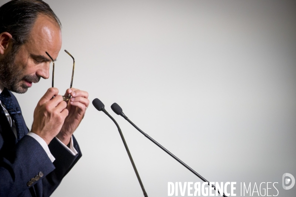 Edouard Philippe, Premier ministre, à Châlus