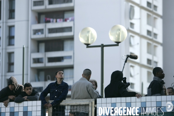 Jean Marie Le Pen en visite à Argenteuil