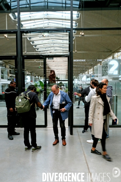 Station F, campus et plus grand incubateur de start ups au monde dans l ancienne halle ferroviaire Freyssinet