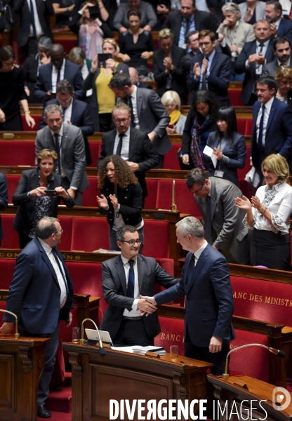 L assemblée adopte la première partie du projet de loi de finances pour 2018.