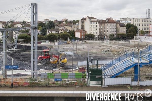 Future gare du Grand Paris Express à Clamart (92)