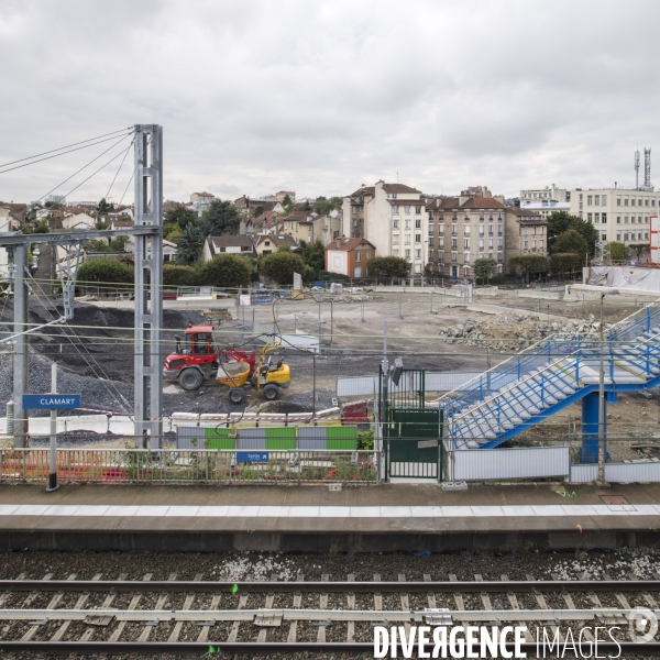 Future gare du Grand Paris Express à Clamart (92)