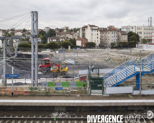 Future gare du Grand Paris Express à Clamart (92)