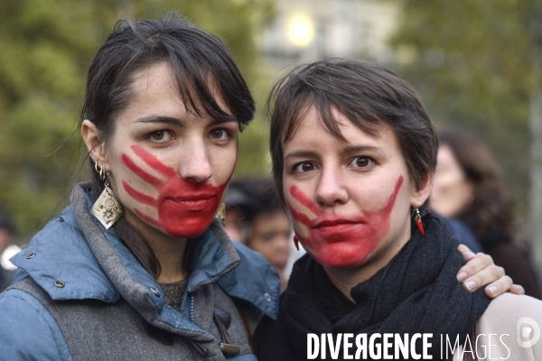 Rassemblement des femmes #MeToo dans la vraie vie, à Paris