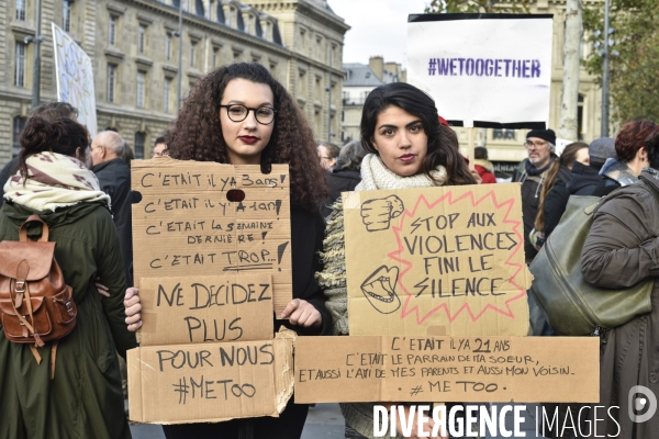 Rassemblement des femmes #MeToo dans la vraie vie, à Paris