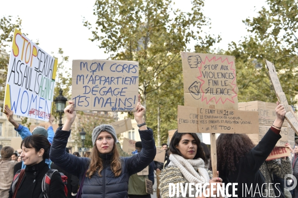 Rassemblement des femmes #MeToo dans la vraie vie, à Paris