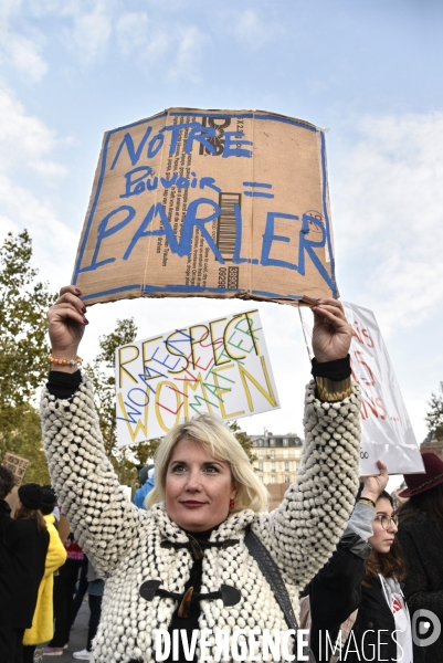 Rassemblement des femmes #MeToo dans la vraie vie, à Paris