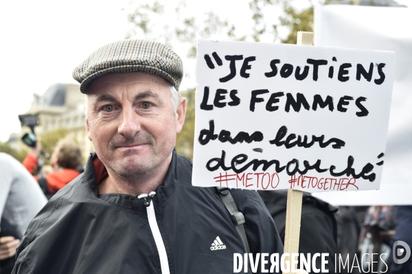 Rassemblement des femmes #MeToo dans la vraie vie, à Paris