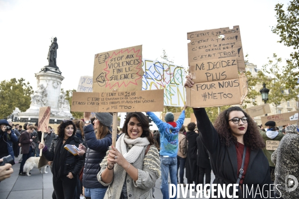 Rassemblement des femmes #MeToo dans la vraie vie, à Paris