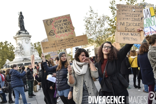 Rassemblement des femmes #MeToo dans la vraie vie, à Paris