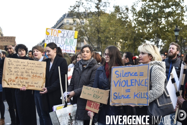 Rassemblement des femmes #MeToo dans la vraie vie, à Paris