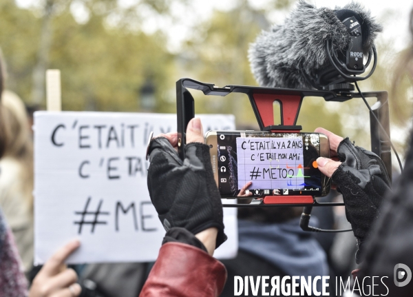 Rassemblement des femmes #MeToo dans la vraie vie, à Paris