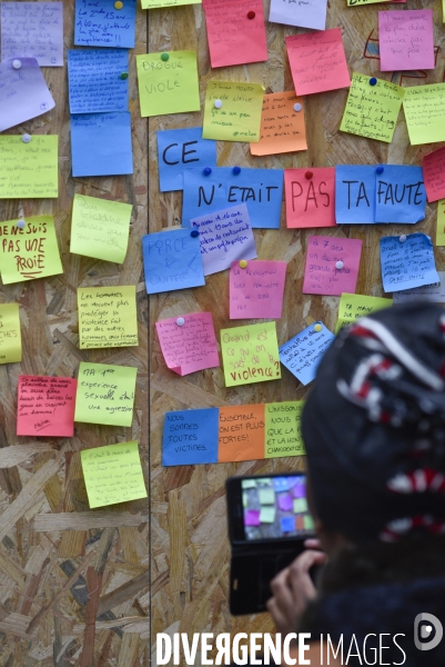 Rassemblement des femmes #MeToo dans la vraie vie, à Paris