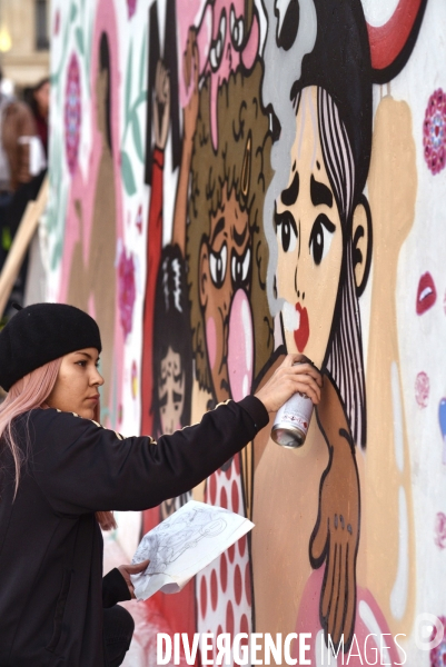 Rassemblement des femmes #MeToo dans la vraie vie, à Paris