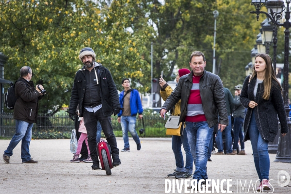 Les parisiens et les moyens de transports alternatifs.