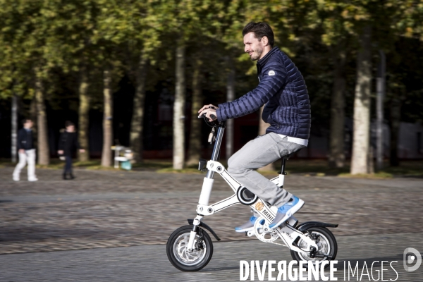 Les parisiens et les moyens de transports alternatifs.