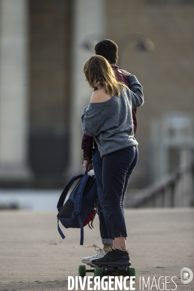 Les parisiens et les moyens de transports alternatifs.