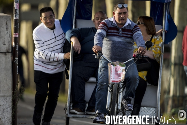 Les parisiens et les moyens de transports alternatifs.