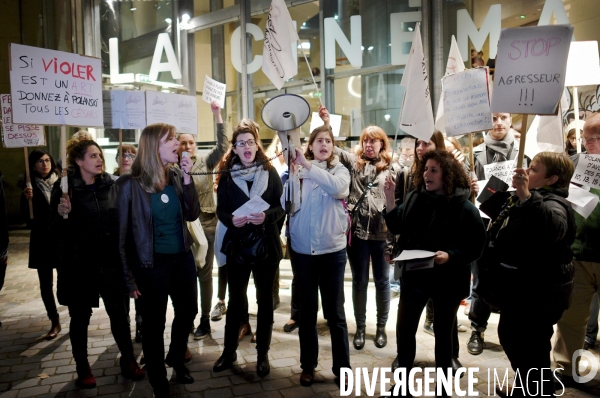 Manifestation féministe contre Roman Polanski