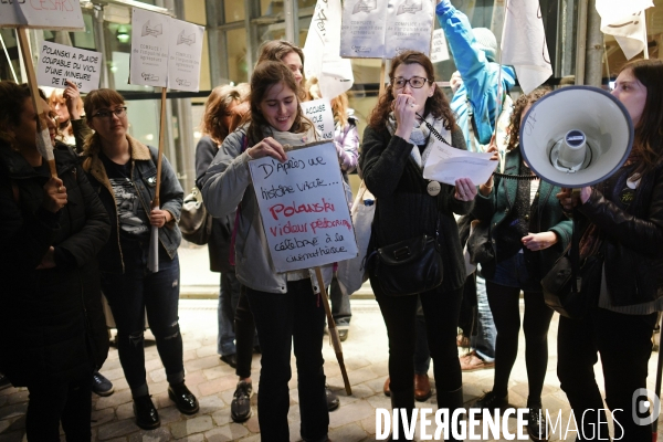 Manifestation féministe contre Roman Polanski