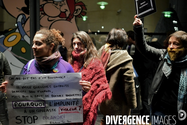 Manifestation féministe contre Roman Polanski