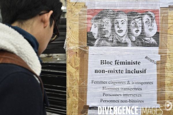 Rassemblement des femmes #MeToo dans la vraie vie, à Paris