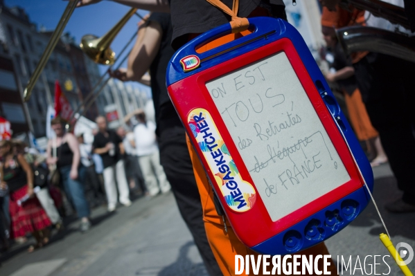 Lille - Manifestation contre le projet de réforme des retraites