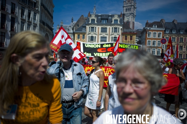 Lille - Manifestation contre le projet de réforme des retraites