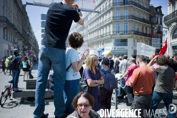 Lille - Manifestation contre le projet de réforme des retraites