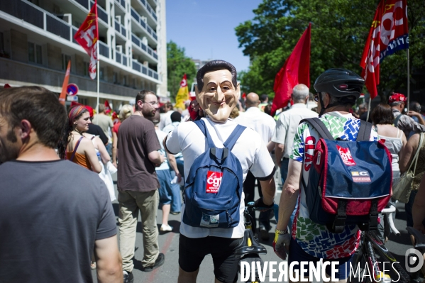 Lille - Manifestation contre le projet de réforme des retraites