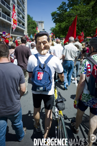 Lille - Manifestation contre le projet de réforme des retraites