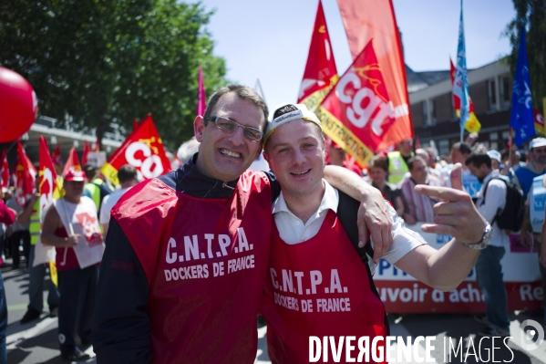 Lille - Manifestation contre le projet de réforme des retraites