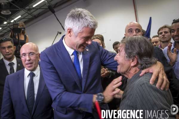 Laurent Wauquiez en campagne sur la Côte d Azur