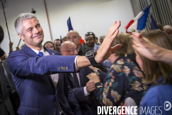 Laurent Wauquiez en campagne sur la Côte d Azur