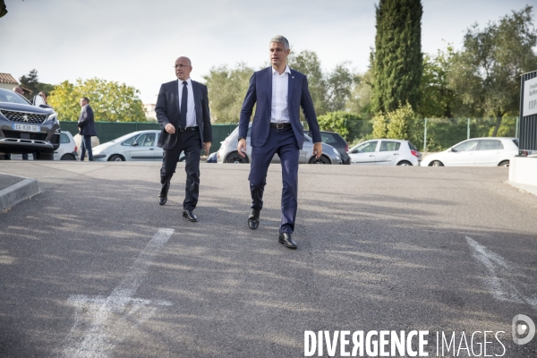 Laurent Wauquiez en campagne sur la Côte d Azur