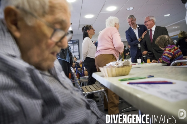 Laurent Wauquiez en campagne sur la Côte d Azur