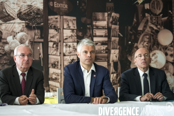 Laurent Wauquiez en campagne sur la Côte d Azur