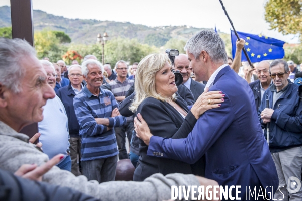 Laurent Wauquiez en campagne sur la Côte d Azur