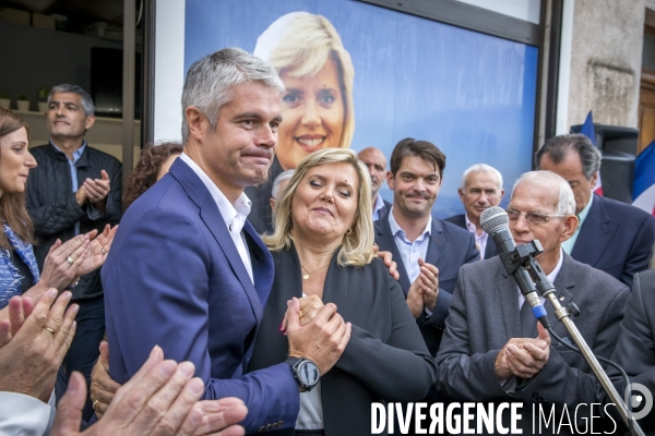 Laurent Wauquiez en campagne sur la Côte d Azur