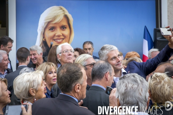 Laurent Wauquiez en campagne sur la Côte d Azur