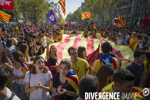 Catalogne: Independance days vus de la rue