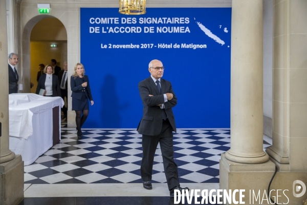 Réunion sur le référendum d autodétermination en Nouvelle-Calédonie à Matignon