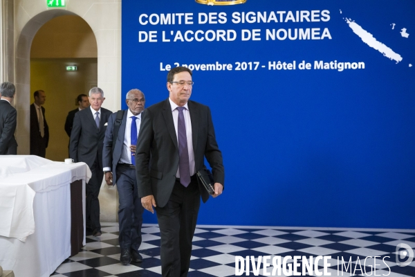 Réunion sur le référendum d autodétermination en Nouvelle-Calédonie à Matignon