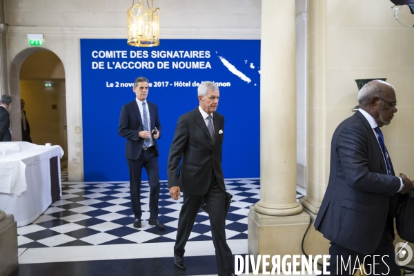 Réunion sur le référendum d autodétermination en Nouvelle-Calédonie à Matignon