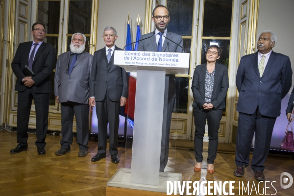 Réunion sur le référendum d autodétermination en Nouvelle-Calédonie à Matignon