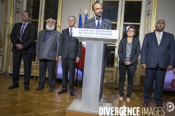 Réunion sur le référendum d autodétermination en Nouvelle-Calédonie à Matignon