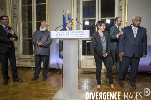 Réunion sur le référendum d autodétermination en Nouvelle-Calédonie à Matignon