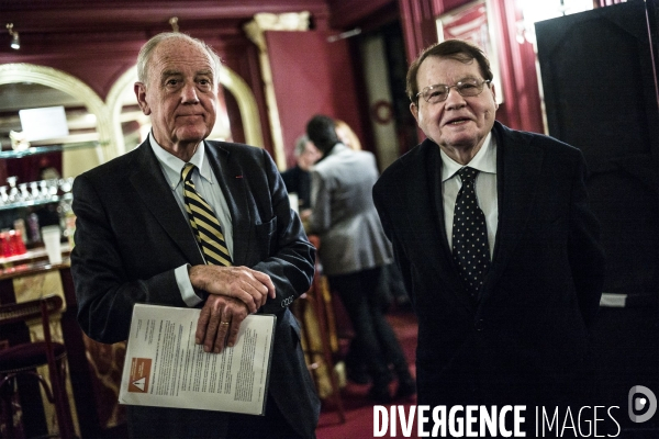 Conférence de presse de Luc Montagnier et Henri Joyeux.