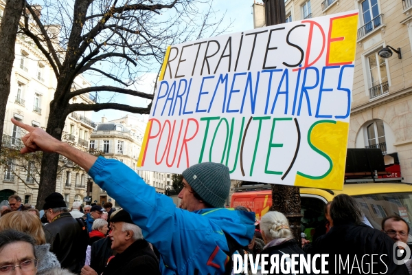 Manifestation des retraités pour leur pouvoir d achat